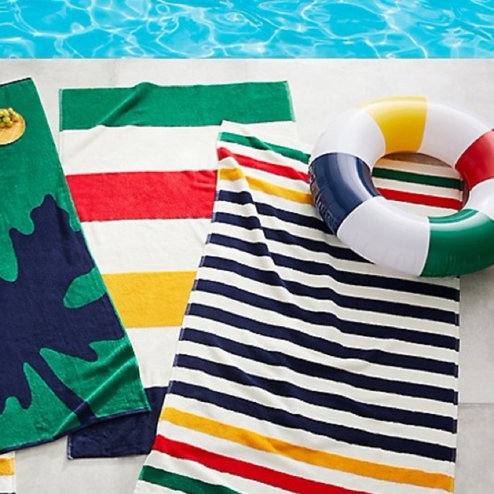 HBC Stripes Chunky Velour Cotton Towel